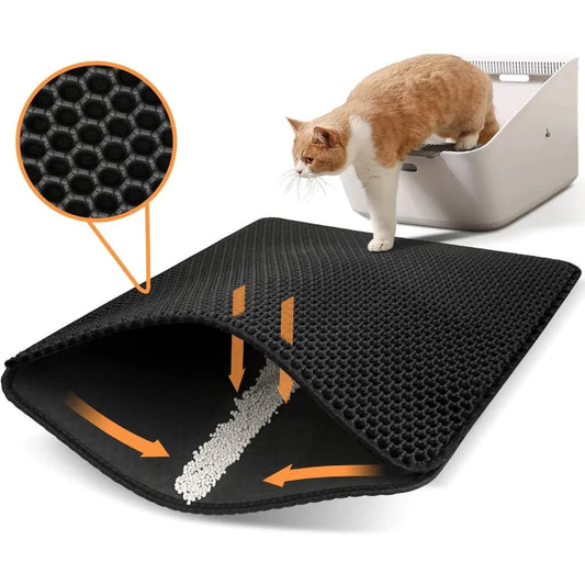 HappyFuzzy™️  Cat Litter Mat